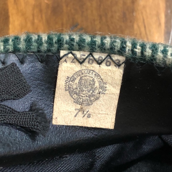 VTG Rosollino Milano United Hatters Cap & Millinery Union Newsboy Cap Sz 7 1/8 - Picture 6 of 6